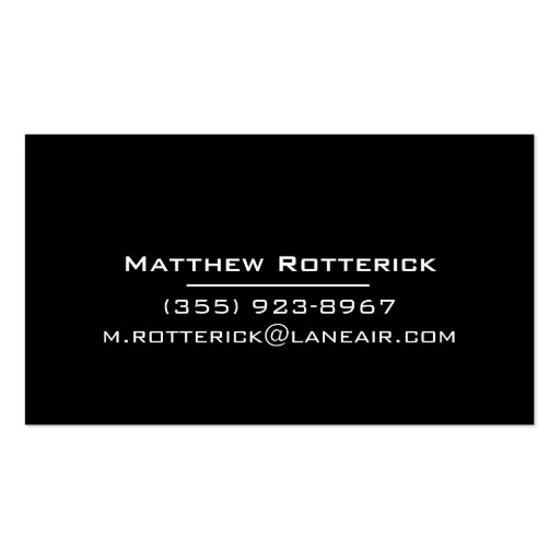 American Flag Business Card Templates (back side)