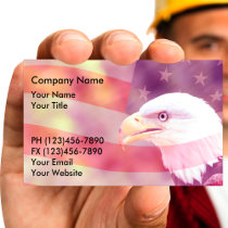 American Flag Business Cards business cards