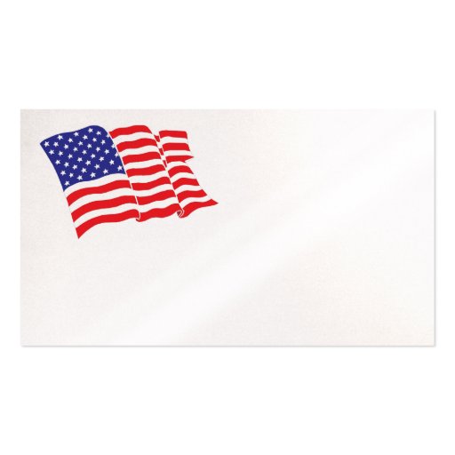 American-Flag Business Cards (front side)