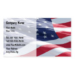 American Flag Business Cards