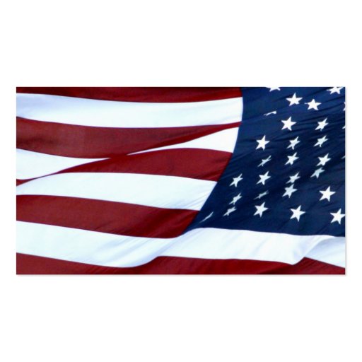 american flag business card
