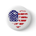 American Flag Button by artselectory American Flag Button