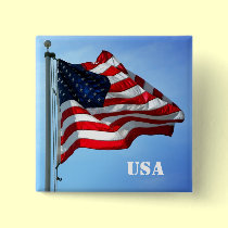 American Flag buttons