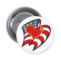 American Flag button buttons