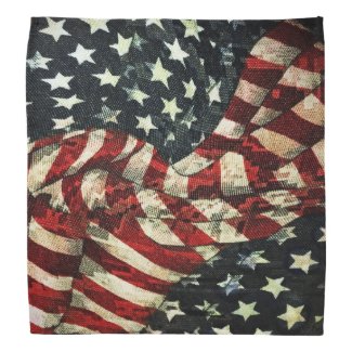 American Flag-Camouflage Bandana
