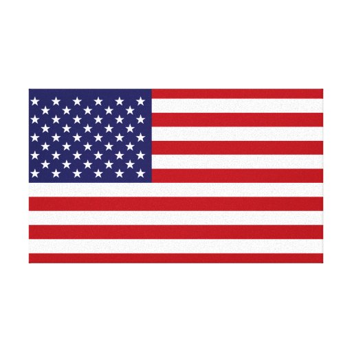 American Flag Canvas Print Zazzle