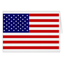 American Flag Greeting Card