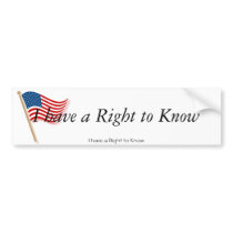 american-flag-clip-art-waving-waves, I have a R... Bumper Sticker