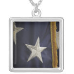 American Flag Closeup of Star Necklace