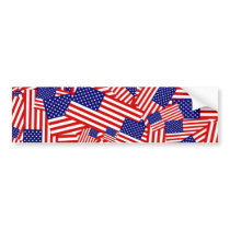 American Flag Collage Bumper Stickers