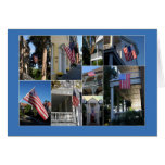 American Flag Collage Card