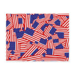 American Flag Collage Post Card