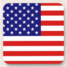 American Flag Beverage Coaster