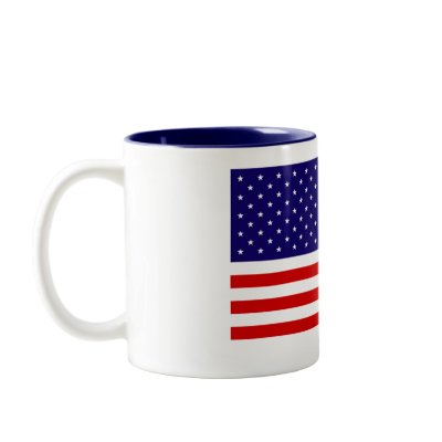 american flag cup coffee mug by hunnibholmes