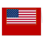 American Flag Customizable Products Greeting Card