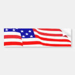 american flag designs bumper sticker