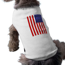 American flag doggie tee shirt