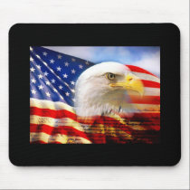 American Flag-Eagle Mousepad mousepads