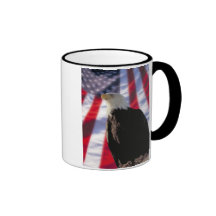 American Flag & Eagle Mug