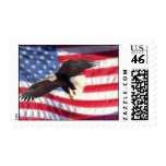 American Flag & Eagle Stamp