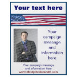 American Flag Election Campaign Flyer Template