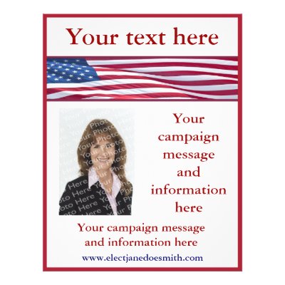Free Flyer Templates on Political Flyer Template  Political Election Campaign Flyer Templates