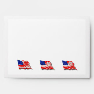 American Flag Printed &amp; Mailing Envelopes | Zazzle