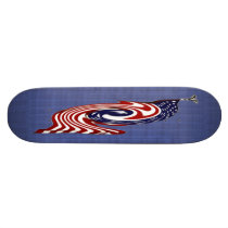 American Flag Fast Flow Skateboard