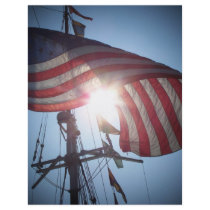 American flag flyer
