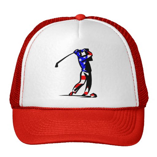 American Flag Golf Hat Zazzle