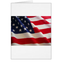American Flag Greeting Cards