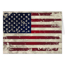 American Flag Greeting Cards