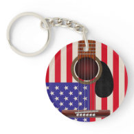 American Flag Guitar