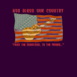 American Flag Guitar T-shirt