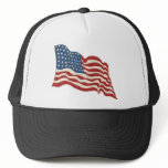 AMERICAN FLAG HAPPY 4TH OF JULY MESH HAT