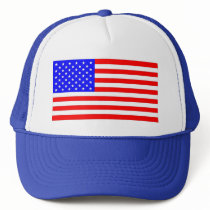 AMERICAN FLAG TRUCKER HATS