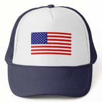 American Flag Trucker Hat