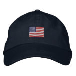 American Flag Hat Embroidered Baseball Cap
