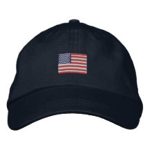 American Flag Hat Embroidered Baseball Cap