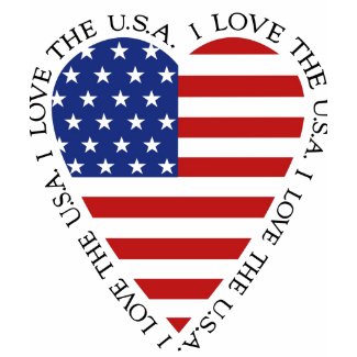 American Flag Heart T-shirt ( KIDS styles too! ) shirt