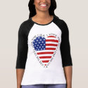 American Flag Heart T-shirt ( KIDS styles too! )