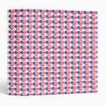 American Flag Hearts 3 Ring Binders