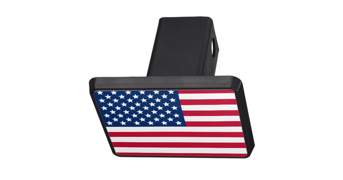 American Flag Hitch Cover Zazzle