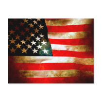 American Flag Items Post Card