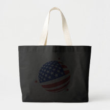 American Flag July 4th Bag