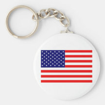 American Flag Key Chain