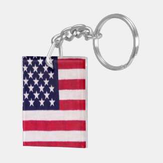 American flag key chain