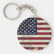American Flag Key Chains