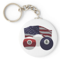 American Flag Key Chain