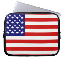 American flag laptop sleeve